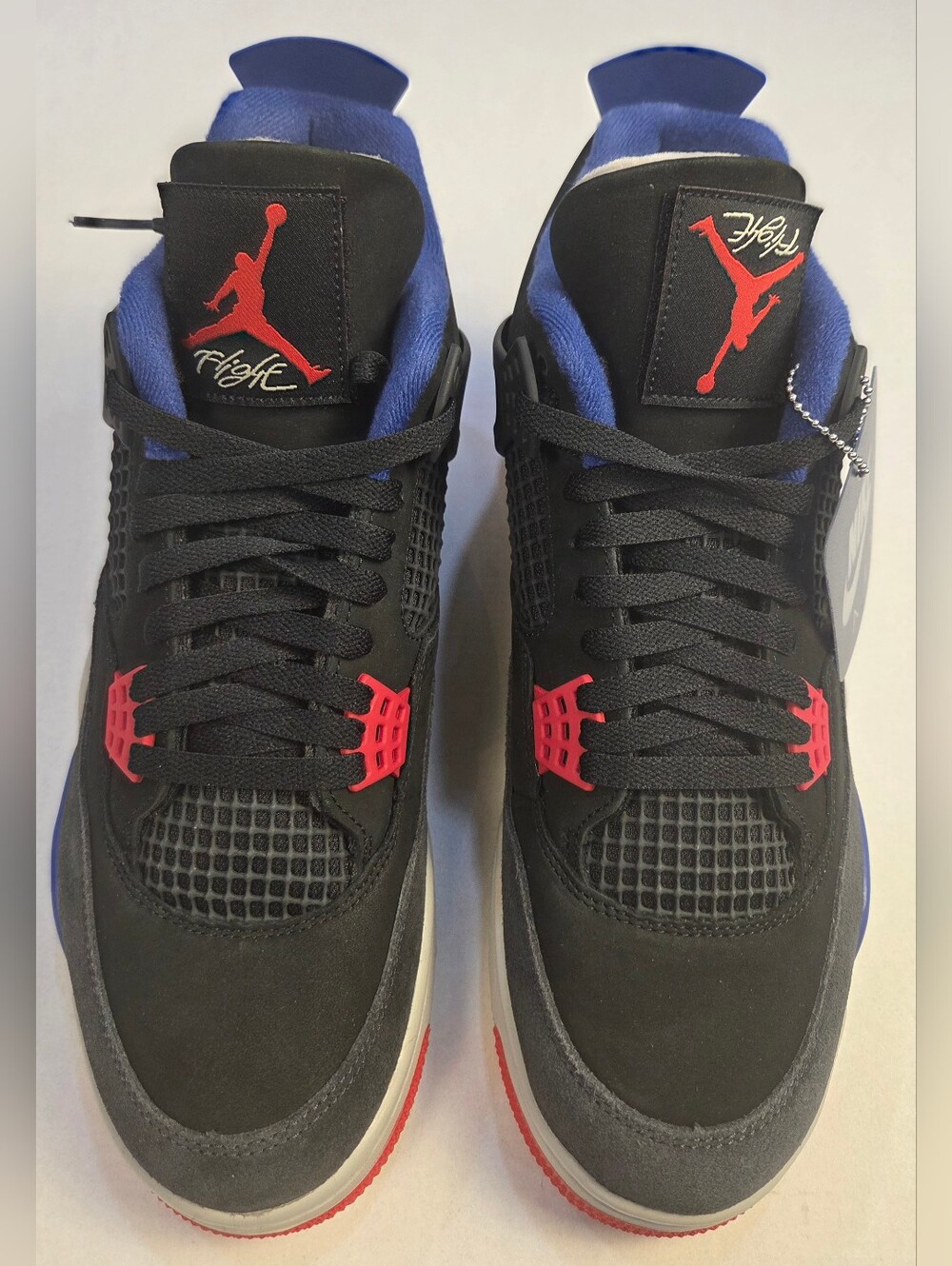 Nike Air Jordan 4 Retro Men’s Shoes - Black/Red/Blue